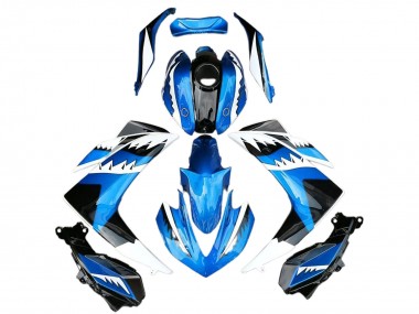 Discount 2015-2018 Blue White Black Shark Yamaha R3 Motorcycle Fairing Canada