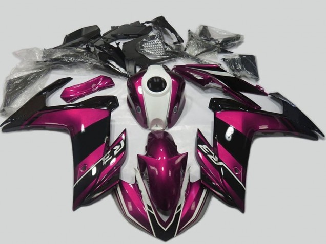 Discount 2015-2018 Purple White Glossy Black Yamaha R3 Motorcycle Fairing Kits Canada