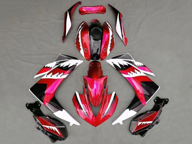 Discount 2015-2018 Red White Black Shark Yamaha R3 Motorcycle Fairings Canada