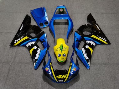 Discount 1998-2002 Blue Yellow Black Shark 46 Yamaha R6 Motorcycle Fairings Canada