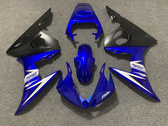 Discount 2003-2004 Blue White Matte Black Yamaha R6 Motorcycle Fairing Canada