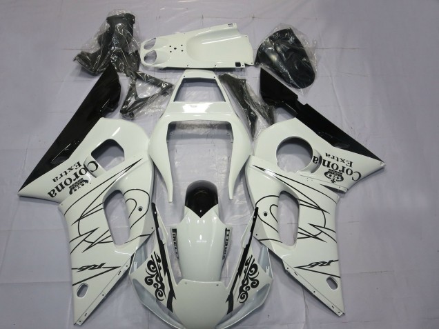 Discount 1998-2002 White Black Corona Motul Yamaha R6 Motorcycle Fairings Canada