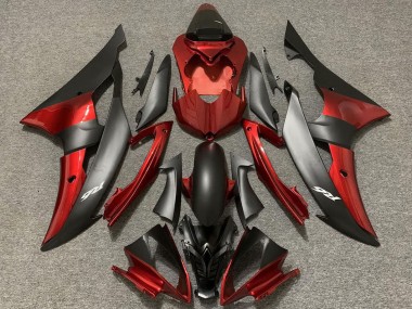 Discount 2008-2016 Red Matte Black Yamaha R6 Motorcycle Fairings Canada