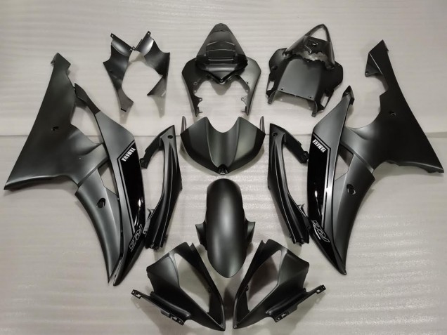 Discount 2008-2016 Glossy Black Matte Black Yamaha R6 Bike Fairings Canada