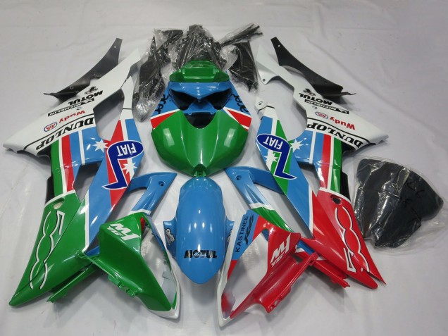 Discount 2008-2016 White Light Blue Green Red Fiat Dunlop Michelin Motul Yamaha R6 Motorcycle Fairings Canada
