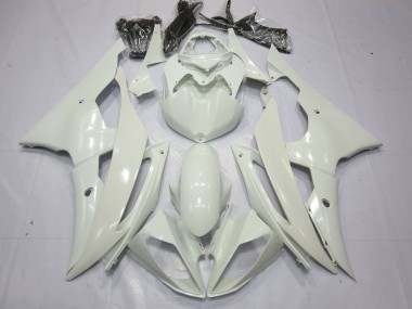Discount 2008-2016 Pearl White Yamaha R6 Motorcycle Fairings Canada
