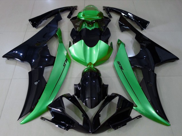 Discount 2008-2016 Green Glossy Black Yamaha R6 Motorcycle Fairings Canada