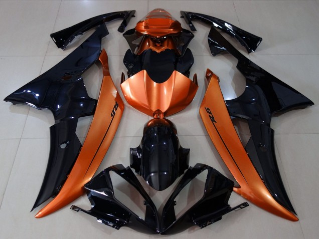 Discount 2008-2016 Orange Glossy Black Yamaha R6 Motorcycle Fairings Canada
