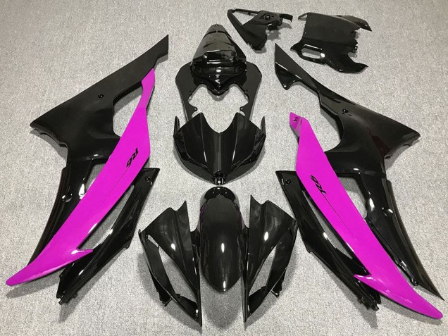 Discount 2008-2016 Pink Glossy Black Yamaha R6 Motorcycle Fairings Canada