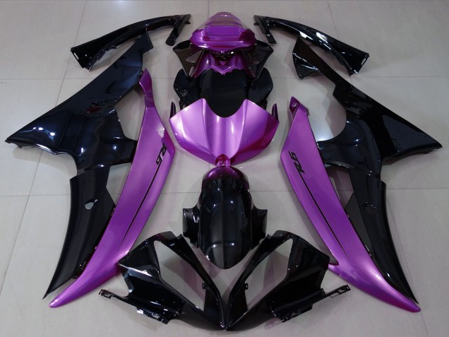 Discount 2008-2016 Purple Glossy Black Yamaha R6 Motorcycle Fairings Canada