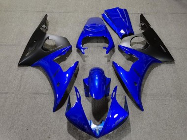 Discount 2005 Blue Matte Black Yamaha R6 Motorcycle Fairings Canada