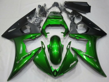 Discount 2005 Dark Green Matte Black Yamaha R6 Motorcycle Fairings Canada