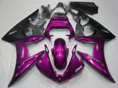 Discount 2005 Dark Pink Matte Black Yamaha R6 Motorcycle Fairings Canada