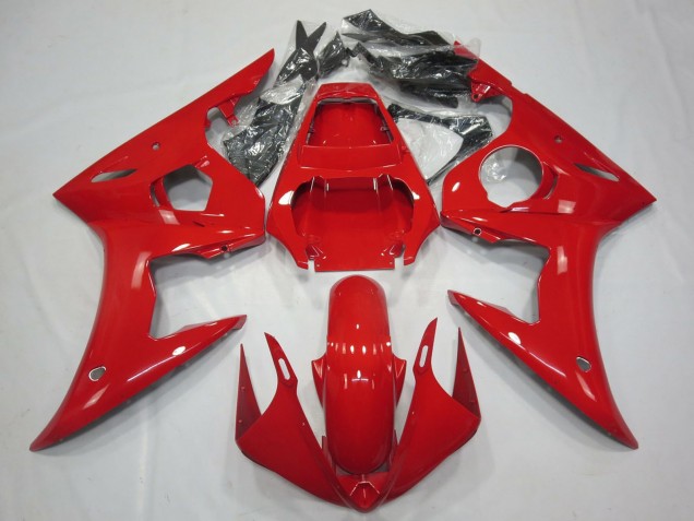 Discount 2003-2004 Glossy Red Yamaha R6 Motorcycle Fairings Canada