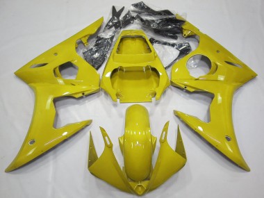 Discount 2003-2004 Glossy Yellow Yamaha R6 Motorcycle Fairings Canada