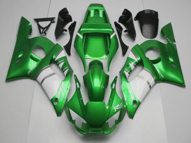 Discount 1998-2002 Green White Yamaha R6 Motorcycle Fairings Canada