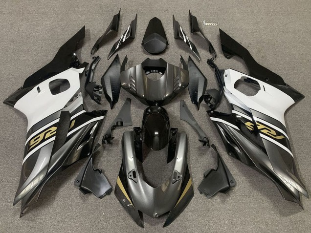 Discount 2017-2023 White Grey Glossy Black Gold Yamaha R6 Motorcycle Fairings Canada