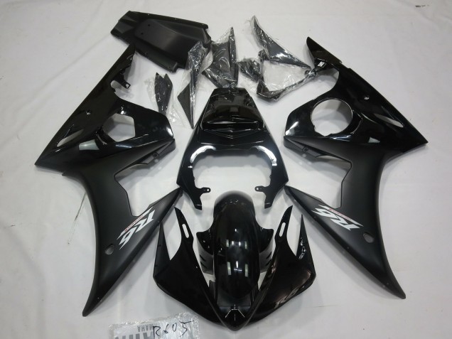 Discount 2005 Glossy Black Matte Black White Yamaha R6 Motorcycle Fairings Canada