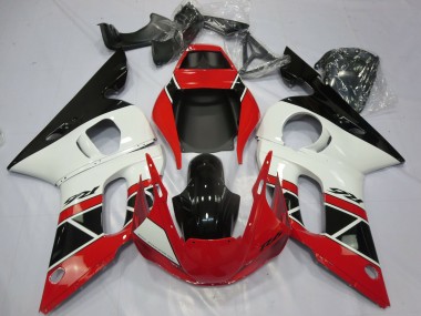 Discount 1998-2002 Red White Glossy Black OEM Style Yamaha R6 Motorcycle Fairings Canada