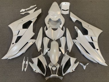Discount 2006-2007 Pearl White Yamaha R6 Motorcycle Fairings Canada