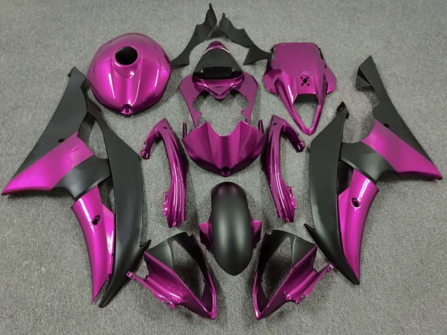 Discount 2008-2016 Pink Matte Black Yamaha R6 Motorcycle Fairings Canada