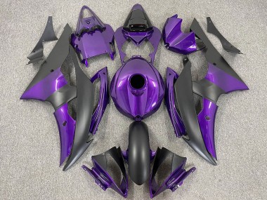 Discount 2008-2016 Purple Matte Black Yamaha R6 Motorcycle Fairings Canada