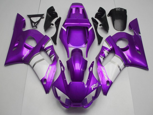 Discount 1998-2002 Purple White Yamaha R6 Motorcycle Fairings Canada