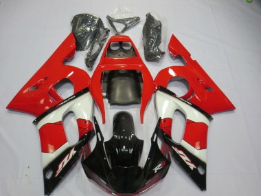 Discount 1998-2002 Red White Glossy Black Yamaha R6 Motorcycle Fairings Canada
