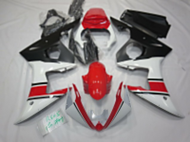 Discount 2005 White Red Black Yamaha R6 Motorcycle Fairings Canada