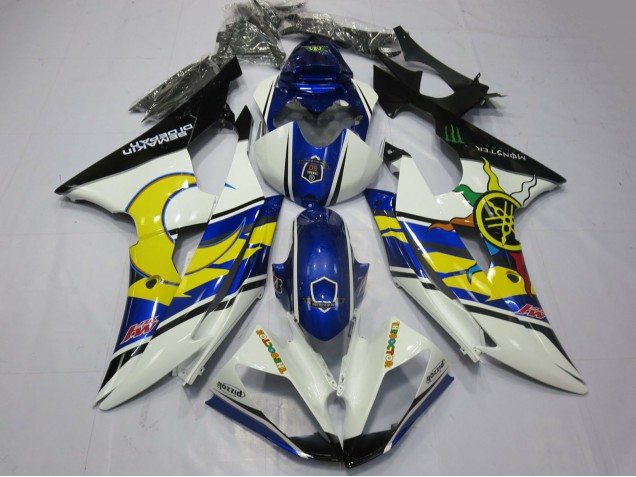 Discount 2008-2016 White Blue Black Yellow Yamaha R6 Motorcycle Fairings Canada