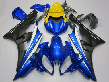 Discount 2006-2007 Yellow Blue White Matte Black Motul Yamaha R6 Motorcycle Fairings Canada