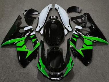 Discount 1996-2007 Glossy Black Green White Yamaha YZF600 Motorcycle Fairings Canada