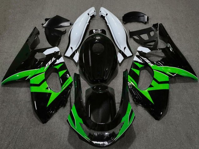 Discount 1996-2007 Glossy Black Green White Yamaha YZF600 Motorcycle Fairings Canada