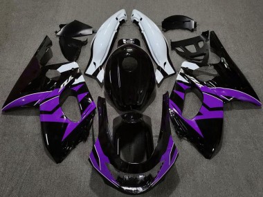 Discount 1996-2007 Glossy Black Purple White Yamaha YZF600 Motorcycle Fairings Canada