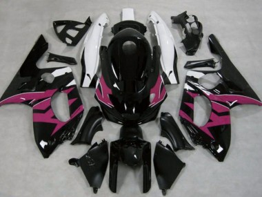 Discount 1996-2007 Glossy Black Dark Pink White Yamaha YZF600 Motorcycle Fairings Canada