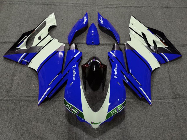 Discount 2015-2017 Blue White Glossy Black Unibat Flex-Box OEM Style Ducati 959 1299 Motorcycle Fairings Canada