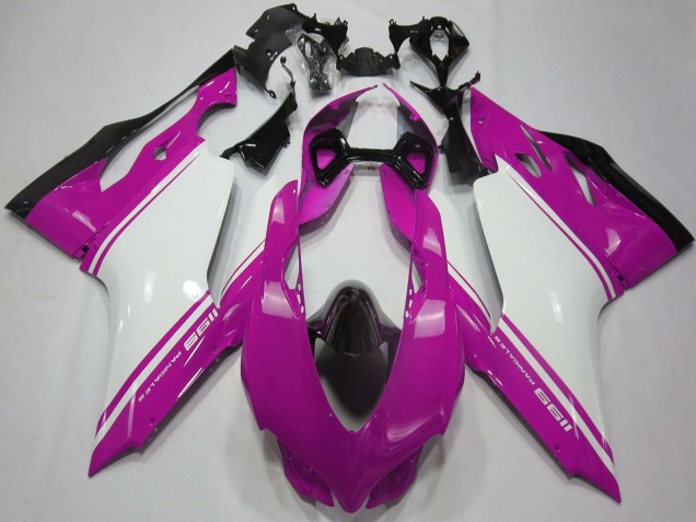 Discount 2011-2014 Pink White Black Ducati 1199 Motorcycle Fairings Canada