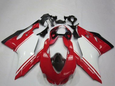 Discount 2011-2014 White Red Black OEM Style Ducati 1199 Motorcycle Fairings Canada