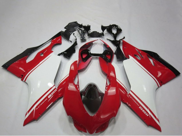 Discount 2011-2014 White Red Black OEM Style Ducati 1199 Motorcycle Fairings Canada