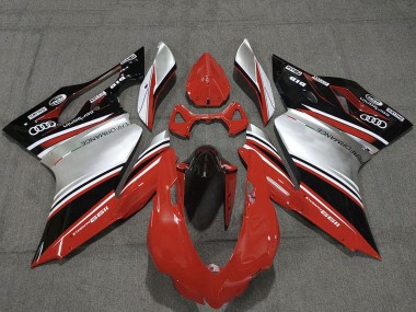 Discount 2011-2014 Red Silver Black Performance Ducati 1199 Motorcycle Fairings Canada
