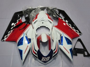 Discount 2007-2014 White Red Black Blue 69 Ducati 1098 Motorcycle Fairings Canada
