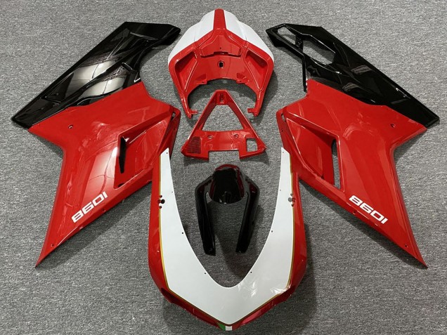 Discount 2007-2014 White Red Black Ducati 1098 Motorcycle Fairings Canada