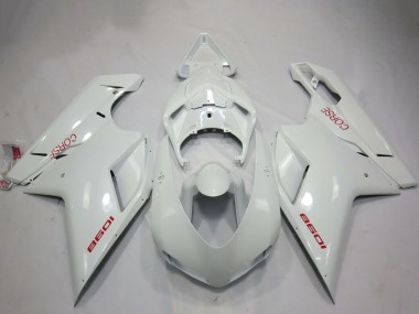 Discount 2007-2014 White Corse Ducati 1098 Motorcycle Fairings Canada