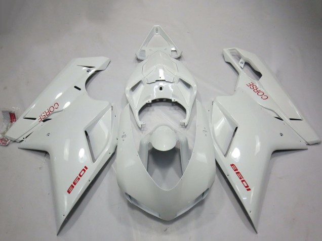 Discount 2007-2014 White Corse Ducati 1098 Motorcycle Fairings Canada