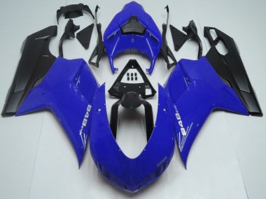 Discount 2007-2014 Blue Matte Black Ducati 848 Motorcycle Fairings Canada