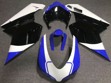 Discount 2007-2014 White Blue Glossy Black Ducati 848 1098 1198 Motorcycle Fairing Canada