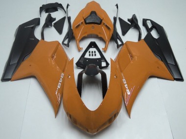 Discount 2007-2014 Brown Matte Black Ducati 848 Motorcycle Fairings Canada