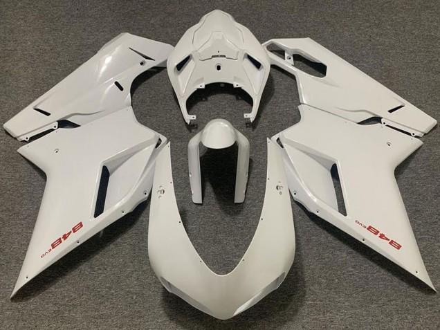 Discount 2007-2014 Pearl White Ducati 848 Motorcycle Fairing Canada