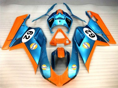 Discount 2007-2014 Orange Blue Gulf 62 Ducati 848 1098 1198 Motorcycle Fairings Canada