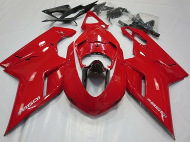 Discount 2007-2014 Glossy Red Glossy Black Ducati 1098 Motorcycle Fairings Canada